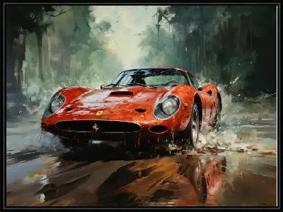 Картина Феррари в стиле арт №30