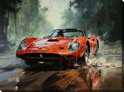 Постер Феррари в стиле арт №30
