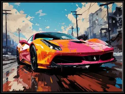 Картина Ferrari art №7