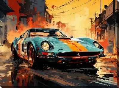 Картина маслом Ferrari art №8