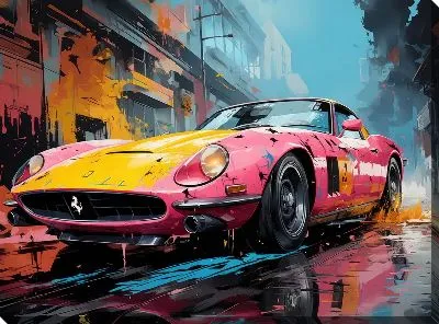 Картина маслом Ferrari art №9