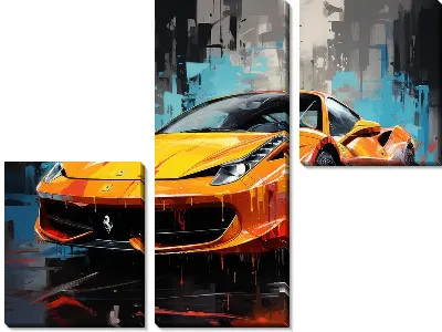Модульная картина Ferrari art №13