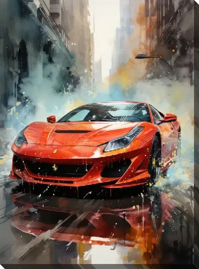 Картина маслом Ferrari art №21
