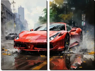 Модульная картина Ferrari art №22