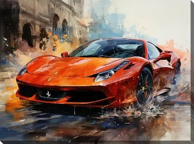 Картина маслом Ferrari art №23