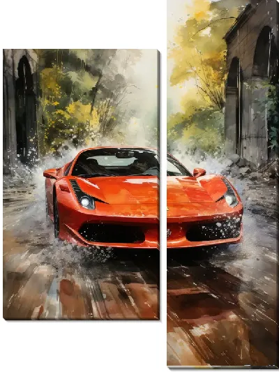 Модульная картина Ferrari art №24