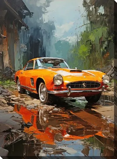 Картина маслом Ferrari art №26