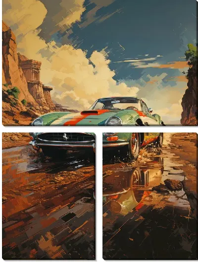 Модульная картина Ferrari art №27