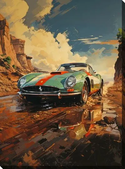 Картина маслом Ferrari art №27