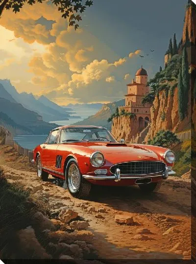 Картина маслом Ferrari art №29
