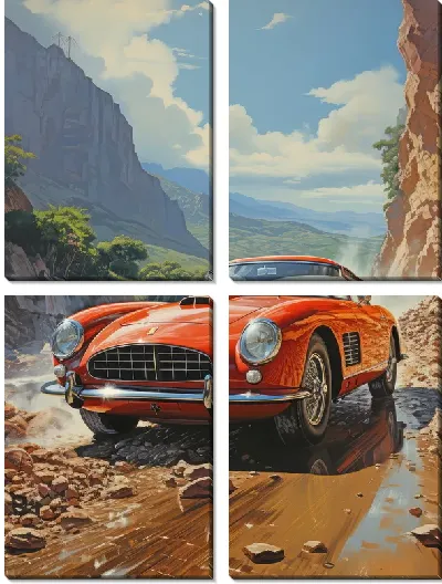 Модульная картина Ferrari art №30