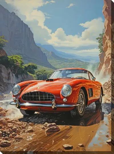 Картина маслом Ferrari art №30