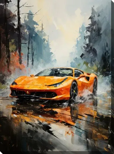 Картина маслом Ferrari art №31