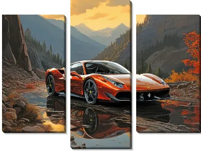 Модульная картина Ferrari art №32