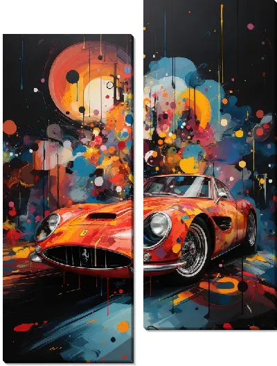 Модульная картина Ferrari art №35