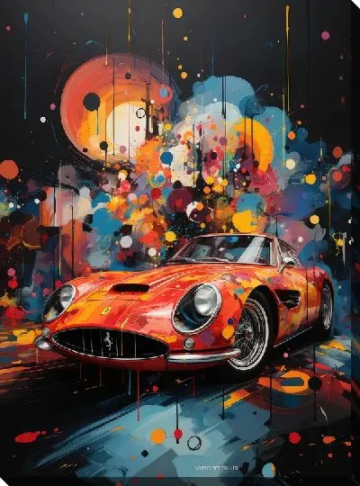 Картина маслом Ferrari art №35