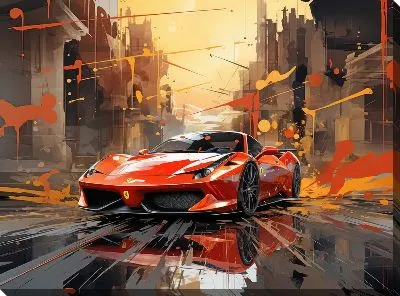 Картина маслом Арт Феррари №14