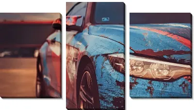 Модульная картина БМВ №8