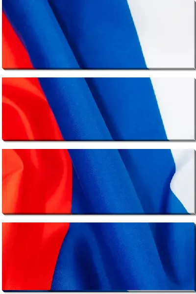 Модульная картина Цвета российского флага