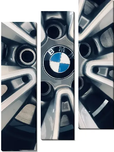 Модульная картина Диск БМВ