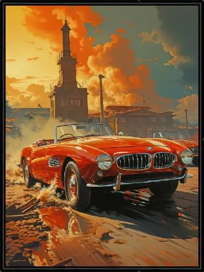 Картина Ретро BMW