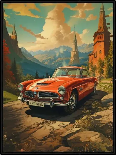 Картина Ретро BMW №2