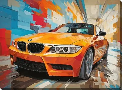 Картина маслом BMW art №1