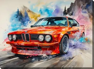 Картина маслом BMW art №5