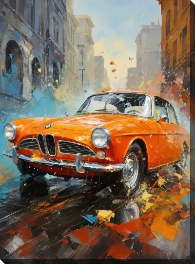 Картина маслом BMW art №7