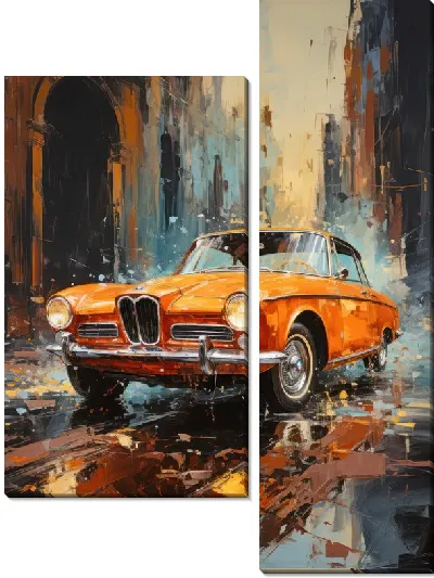 Модульная картина BMW art №8