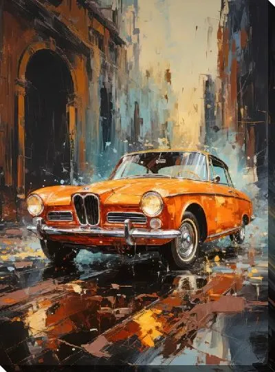 Картина маслом BMW art №8