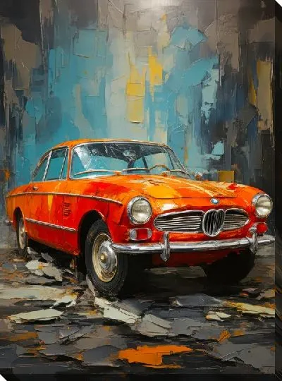 Картина маслом BMW art №9
