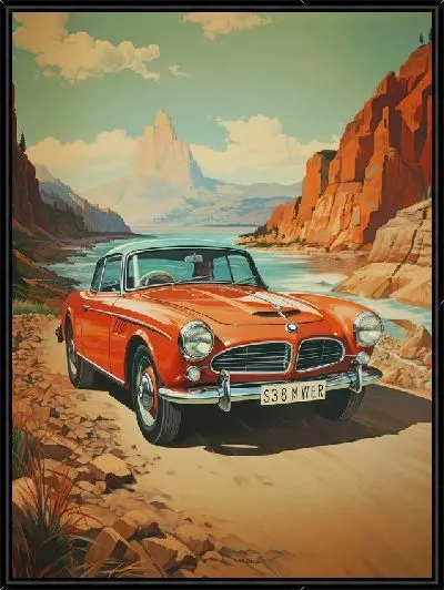 Картина Ретро BMW №8