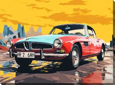 Картина маслом BMW art №30