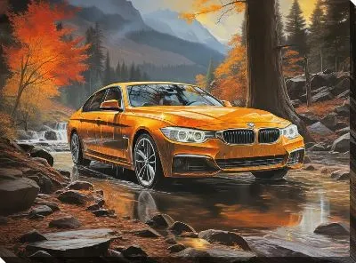 Картина маслом BMW art №31