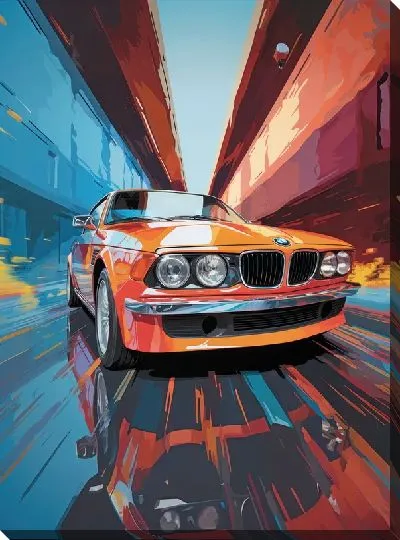 Картина маслом BMW art №33