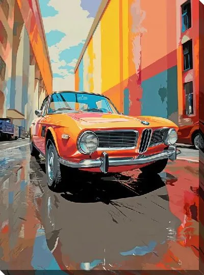 Картина маслом BMW art №35