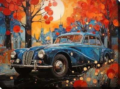 Картина маслом BMW art №36