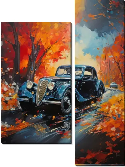 Модульная картина BMW art №37