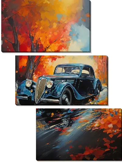 Модульная картина BMW art №37