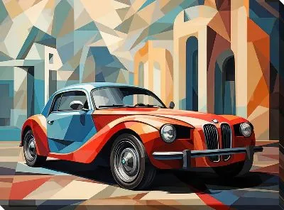 Картина маслом BMW art №40