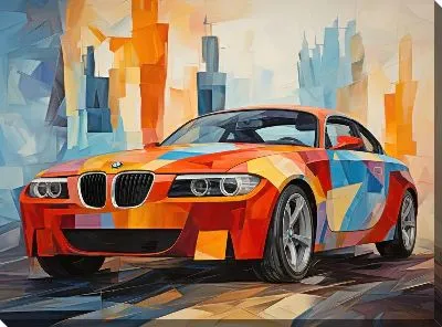 Картина маслом BMW art №41