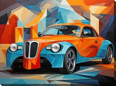 Картина маслом BMW art №42