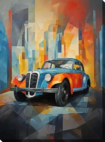 Картина маслом BMW art №43