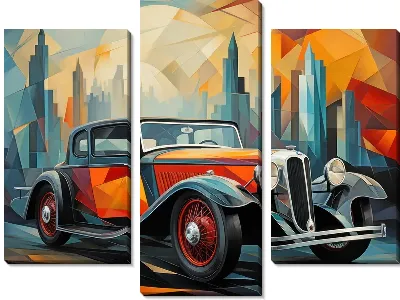 Модульная картина BMW art №44