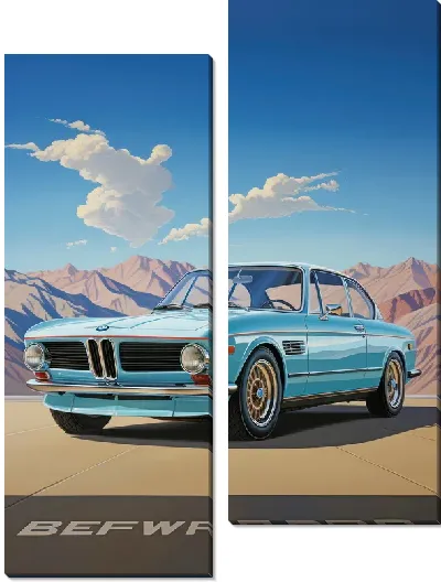 Модульная картина BMW art №45