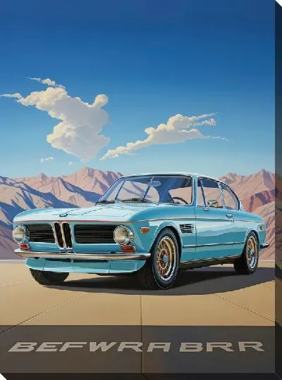 Картина маслом BMW art №45