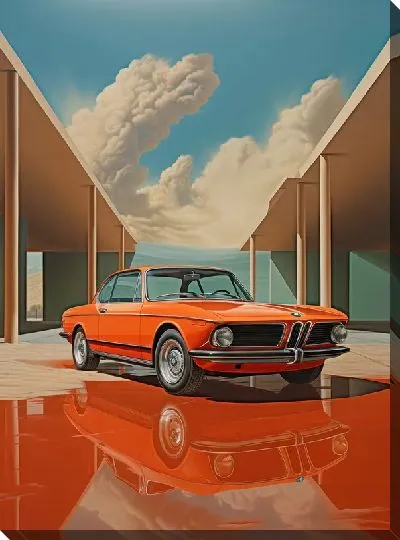 Постер Винтажный БМВ