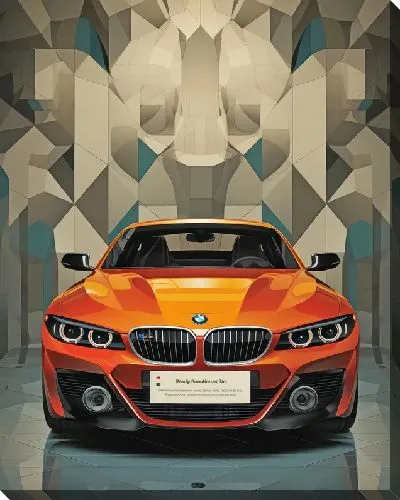 Картина маслом BMW art №50