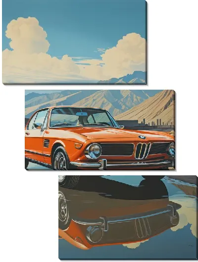 Модульная картина BMW art №51